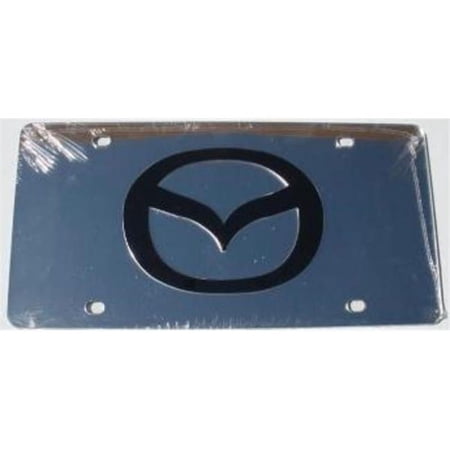 212 Main MSDSLVLS 6 x 12 in. Mazda Silver Laser Cut License Plate