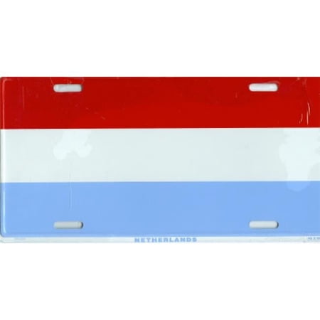Netherlands Flag License Plate