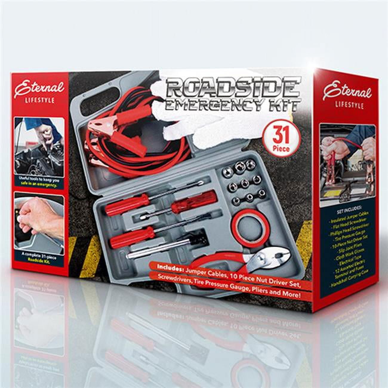 212 Main PG14175 31 Piece Roadside Emergency Kit