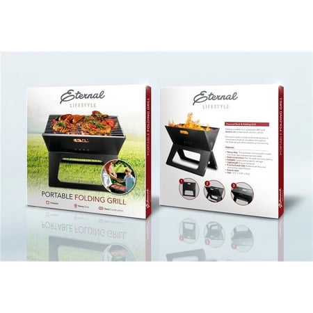 212 Main PG94064 Portable Black Grill