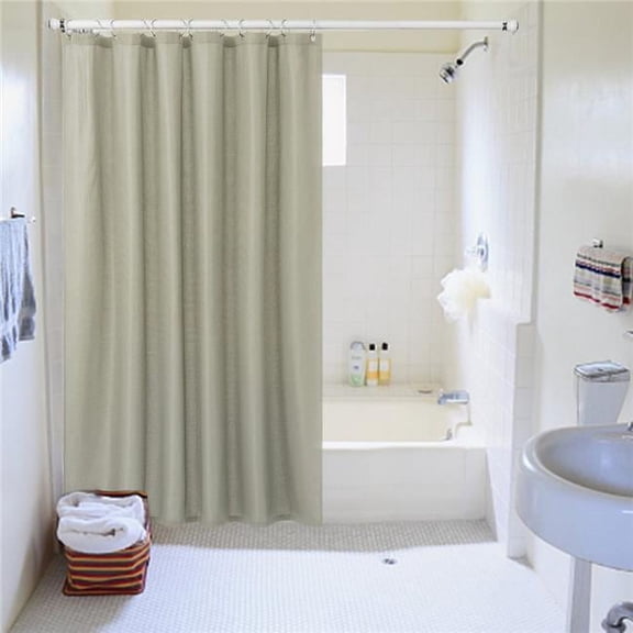 212 Main PHO-0203AM3M-US 72 x 72 in. Polyester Waffle Weave Plaid Bathroom Shower Curtain with Waterproof Resistant Privacy Protection - White, Grey & Navy Blue