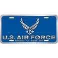 thumbnail image 1 of 212 Main SLMAF 6 x 12 in. Air Force Aim High Metal License Plate, 1 of 1