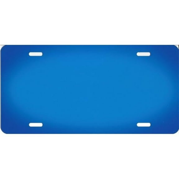 212 Main SM106 6 x 12 in. Blue Oval Fade Blank License Plate