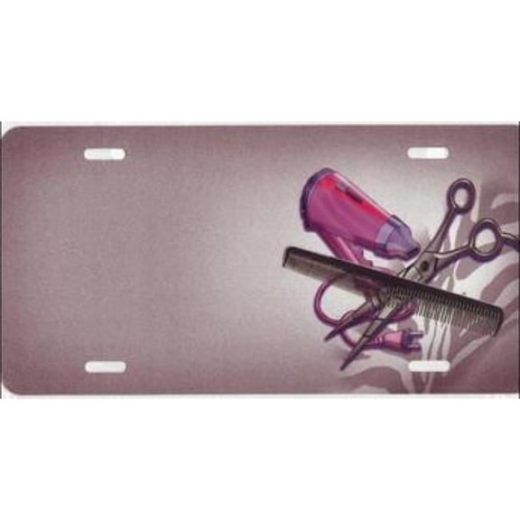212 Main SM245 6 x 12 in. Hair Stylist License Plate