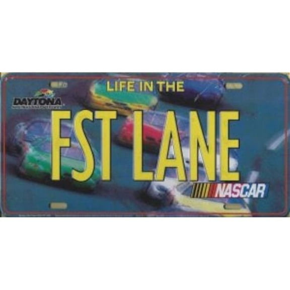 212 Main SOTT12020 6 x 12 in. Nascar FST Lane License Plate