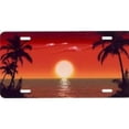thumbnail image 1 of 212 Main T2025AS 6 x 12 in. Red Sunrise License Plate, Free Personalization on This Plate, 1 of 1