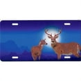 thumbnail image 1 of 212 Main T2224B 6 x 12 in. Deer on Blue License Plate, Free Personalization on This Plate, 1 of 1