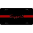 thumbnail image 1 of 212 Main T9518S 6 x 12 in. Thin Red Line Support License Plate, 1 of 1