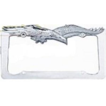 Chrome Eagle License Plate Frame