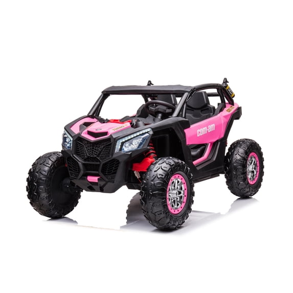 212 Main XB2118PINK 24V Freddo Toys New UTV 2 Seater Ride on Toy Car, Pink