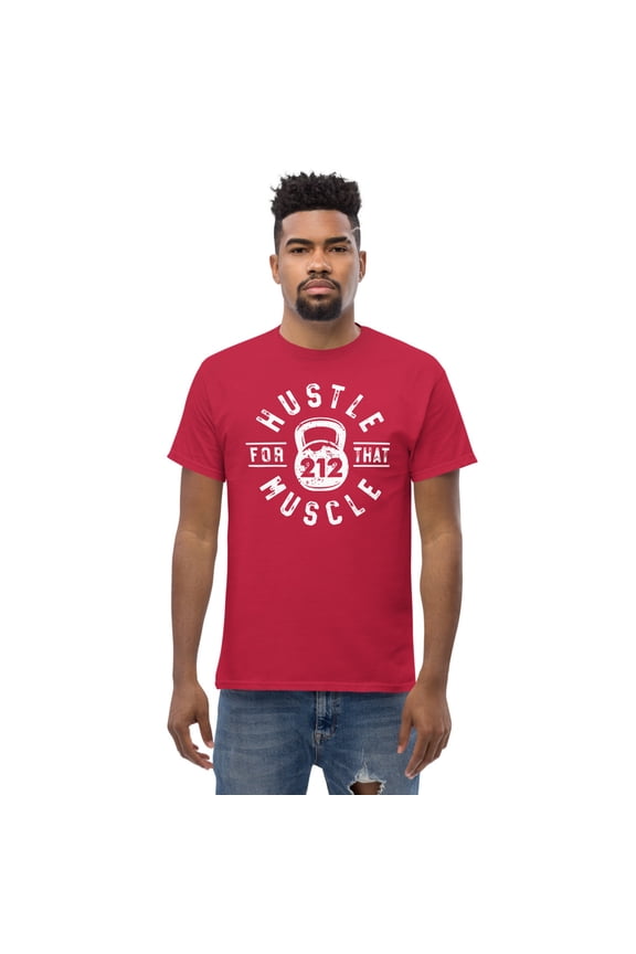 212 NYC Kettlebell Hustle Tee (Cardinal, S)