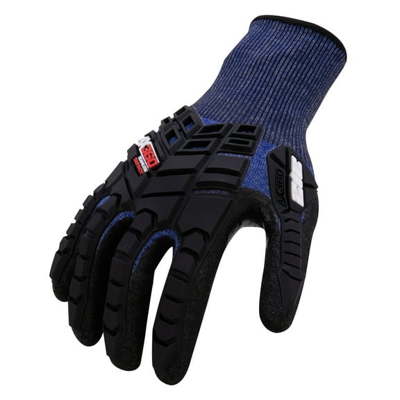 212 Performance AX360 Impact ANSI Cut 3 Lite Gloves in Blue AXIMLTC303