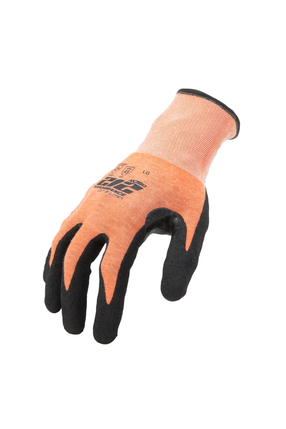 AXA5-09-011 AX360 Seamless Foam Nitrile-dipped Cut Resistant Hi-Viz Gloves (EN Level E, ANSI A5), X-Large