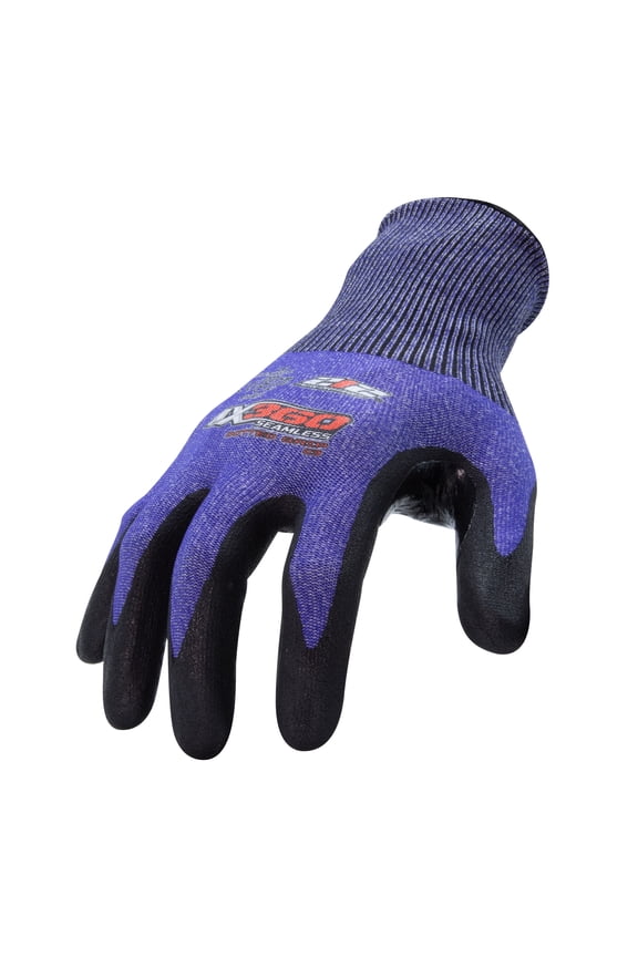 AXDGC3-03-011 AX360 Seamless Nitrile-dipped Cut Resistant Dotted Grip Gloves (EN Level 3), X-Large