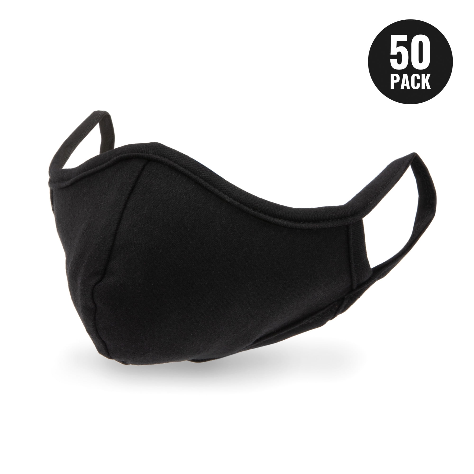 212 Performance CFME05000PK Washable Cotton Particulate Filtering Fabric Face Mask with Elastic Ear Straps, Bulk 50-Pack