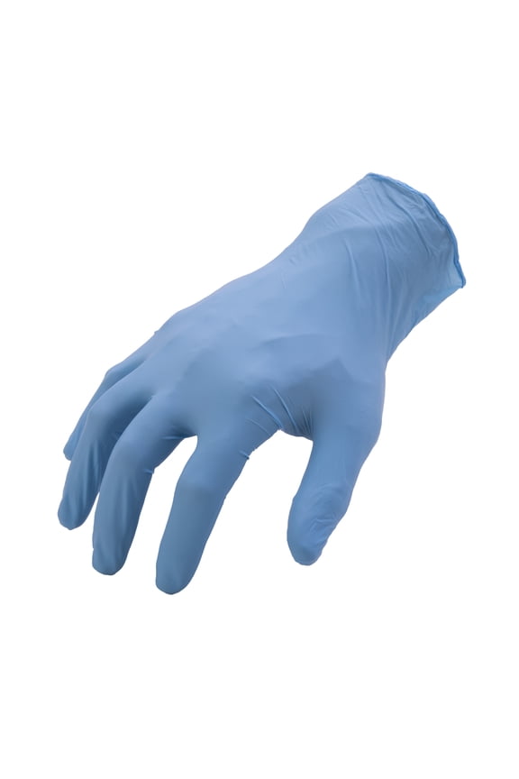 Disposable 5mil Blue Nitrile Gloves, LG (100 Count) NTG-03-010