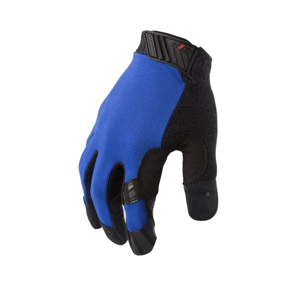 212 Performance MGGC-BL03-010 Silicone Grip Touch-Screen Compatible Mechanic Gloves in Blue, Large