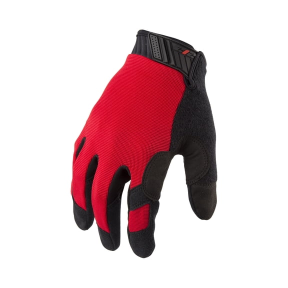 212 Performance MGTS-BL02-010 Touchscreen Compatible Mechanic Gloves in Red, Large