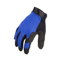 212 Performance MGTS-BL03-008 Touchscreen Compatible Mechanic Gloves in Blue, Small