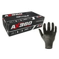 thumbnail image 1 of 212 Performance NTG-05-008 Disposable Black Nitrile Gloves (Latex Free), Small (100 Count), 1 of 6