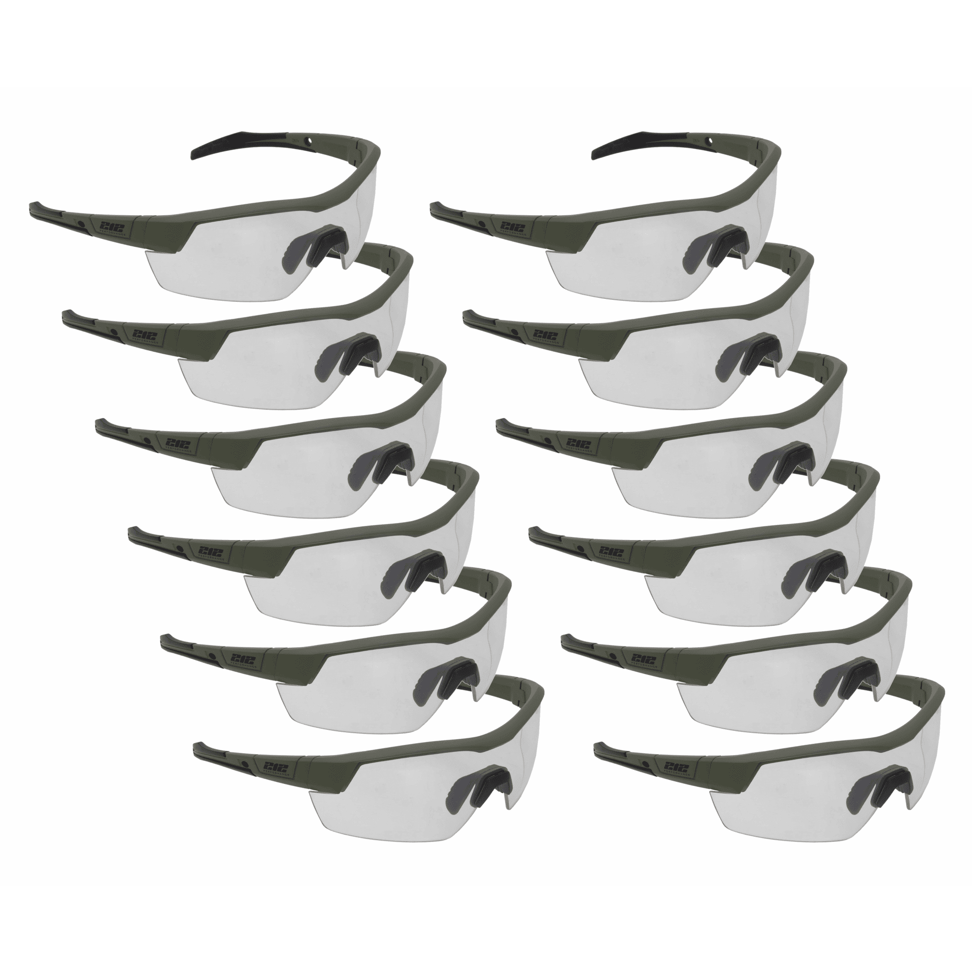 212 Performance Premium Impact Rated Clear Safety Glasses 12-Pair, EPE117703DZ