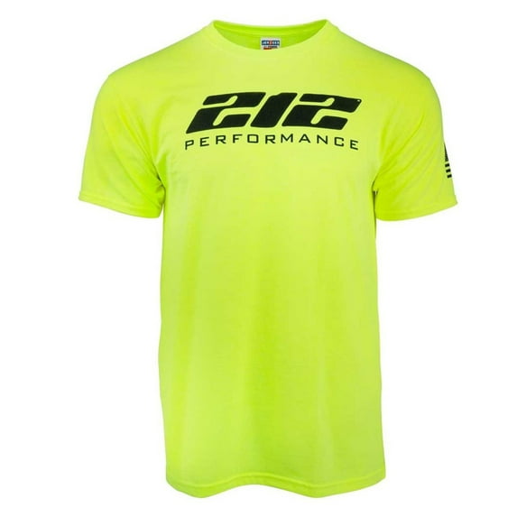 212 Performance T212-88-014 212 Performance Logo Tee in Super Hi-Viz, 4X-Large