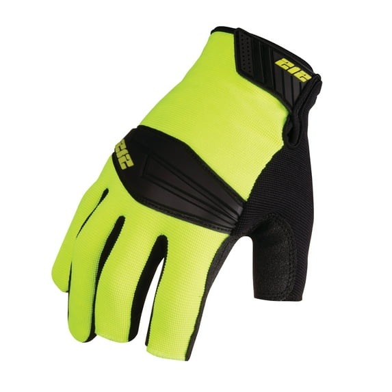 212 Performance TR1-88-008 TR1 Fingerless Lineman-Cut Gloves in Super Hi-Viz Green, Small