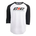 thumbnail image 1 of 212 Performance TRAG-050-008 212 Performance Logo Raglan Tee in Black, White, Small, 1 of 2