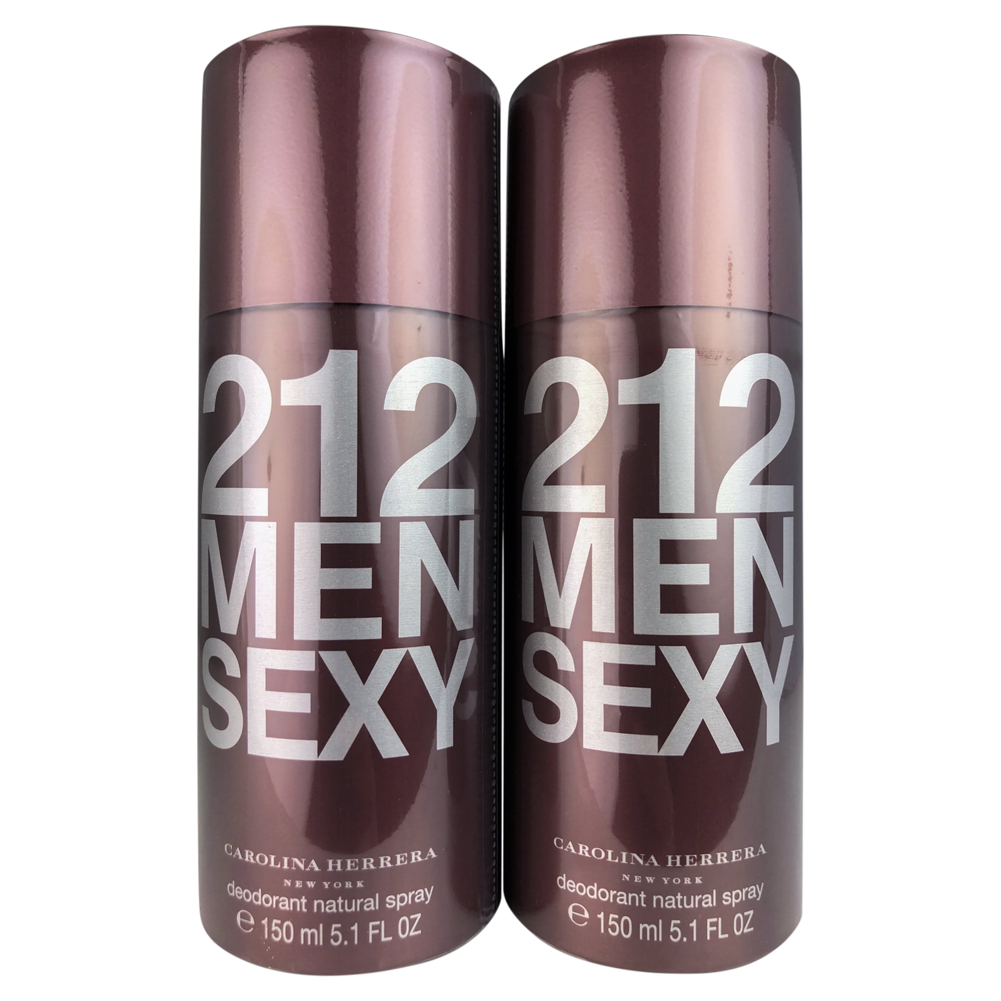 212 Sexy by Carolina Herrera Men 5.1 oz Deodorant Spray - 2 Pack