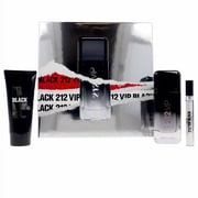 Puig 212 VIP BLACK 3-Piece Fragrance Gift Set for Men