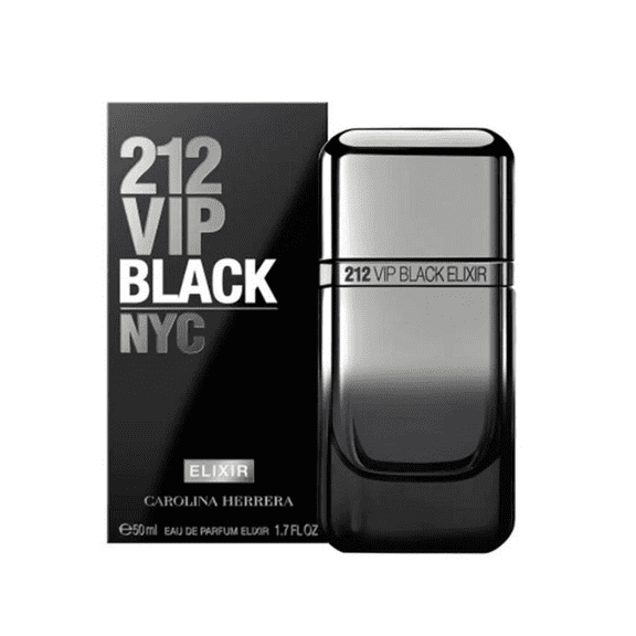 212 VIP Black NYC Elixir By Carolina Herrera 1.7 oz /50 ML EDP Spray For Men