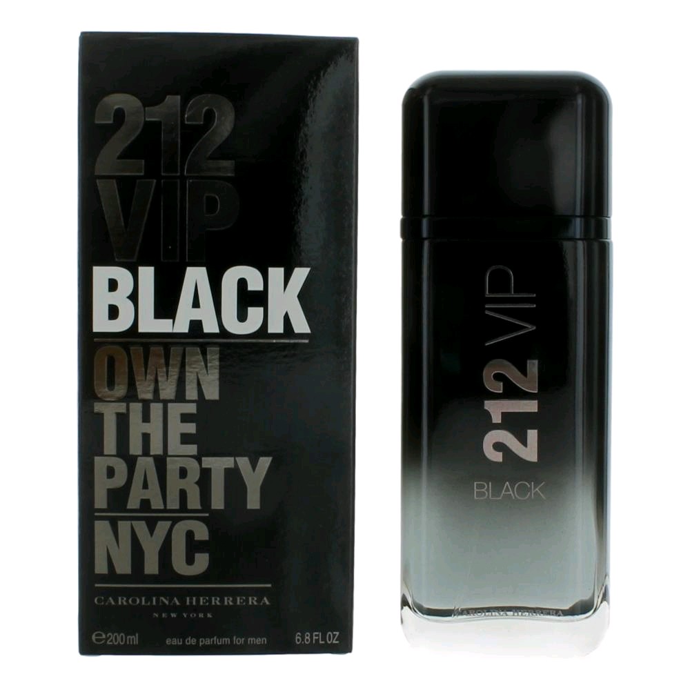 212 VIP Black de Carolina Herrera, 6.8 oz EDP Spray para Hombre