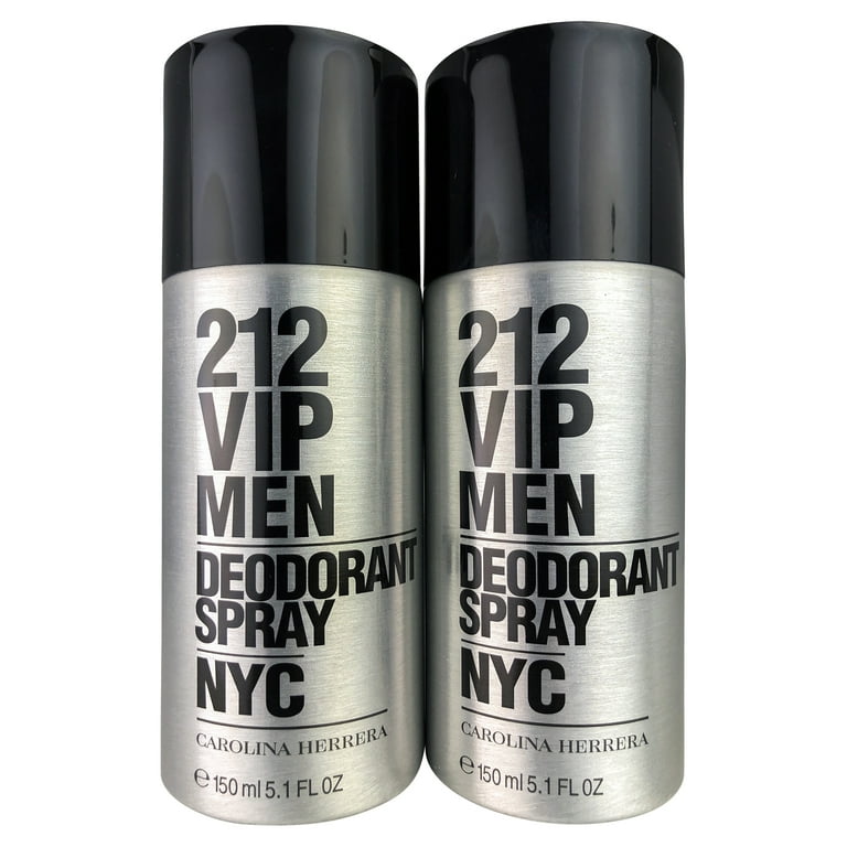 212 VIP Men by Carolina Herrera oz Deodorant Spray Pack