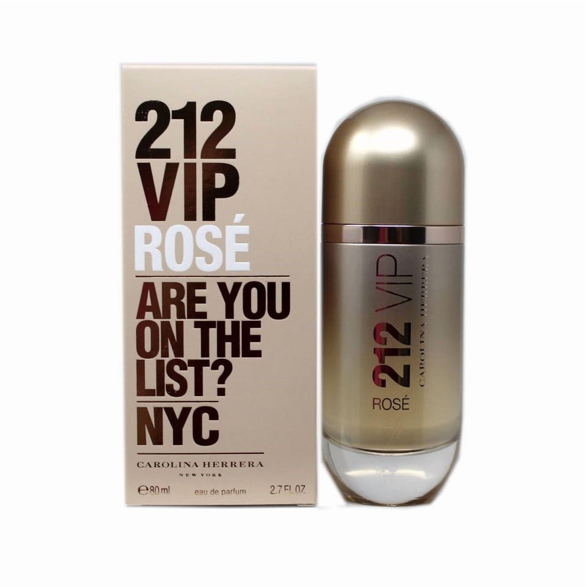 212 VIP Rose by Carolina Herrera Eau De Parfum Spray 2.7 oz for