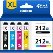 212XL Ink Cartridge Replacement for Epson 212 Ink for Epson Workforce WF-2850 WF-2830 Expression Home XP-4105 XP-4100 Printer (4 Pack, B/C/M/Y)