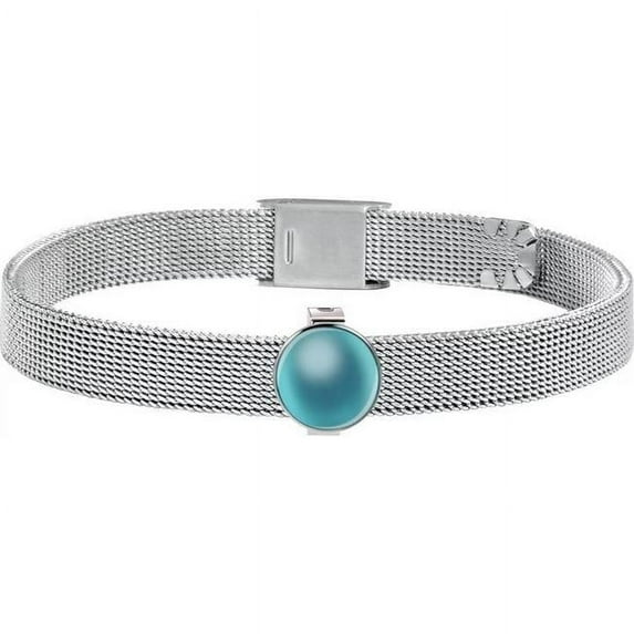 212 mm Sensazioni Stainless Steel Women Bracelet, Black