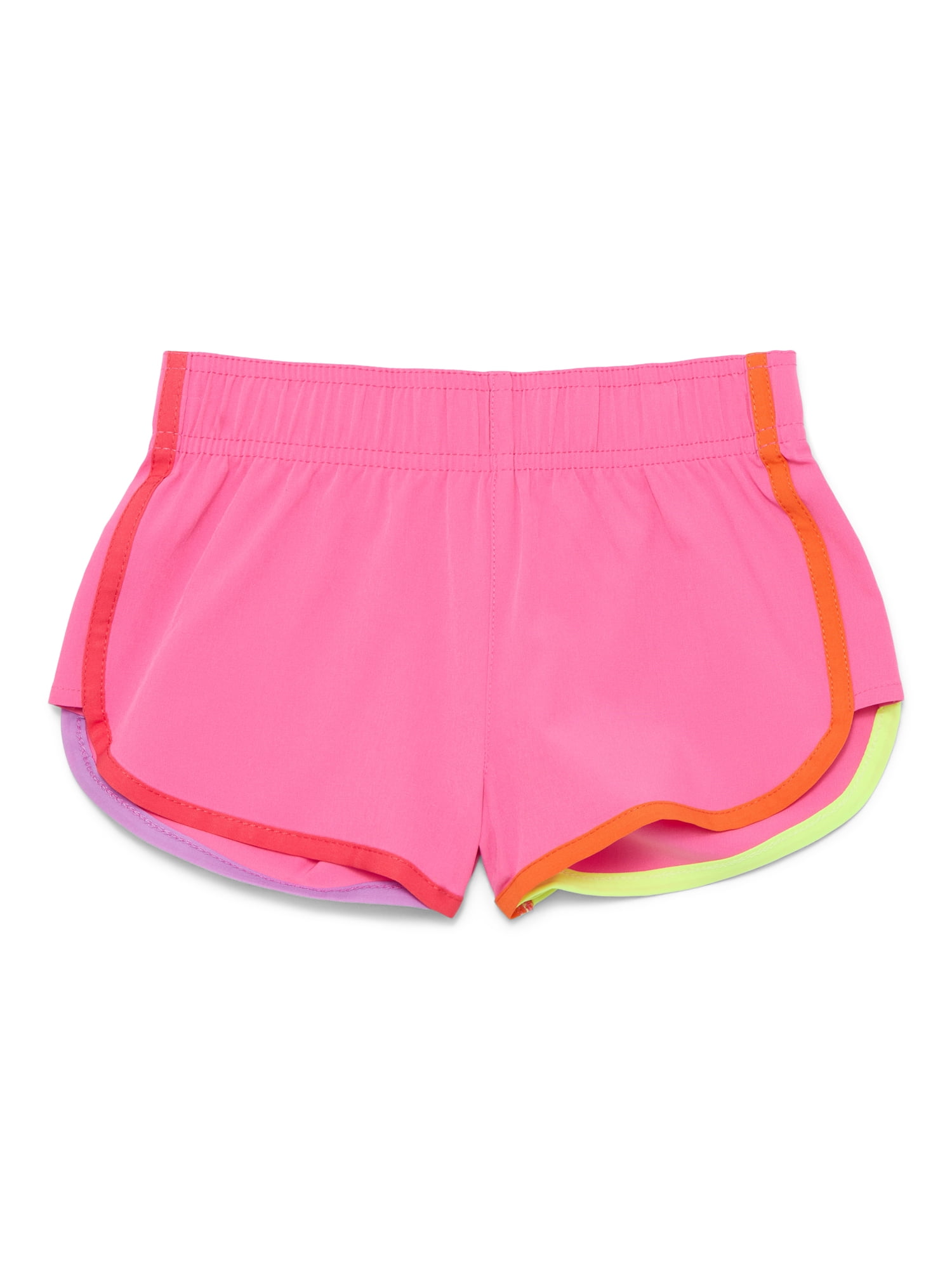 Wonder Nation Girls Swim Shorts, Sizes 4-18 & Plus