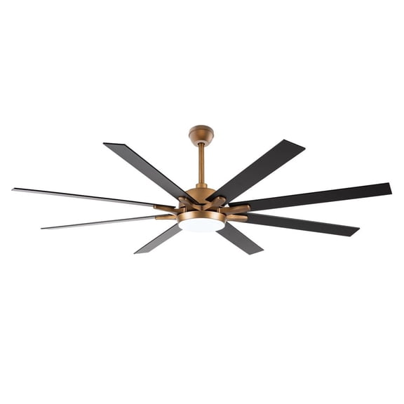 2122-GD SkyX Cygnus SkyFan 65in 8 Blade Ceiling Fan and Light Kit with SkyPlug