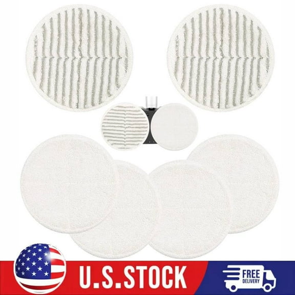 2124 Replacement Pads for Bisell Spinwave Spin Mop,2 Scrubby Pads + 4 Soft Pads