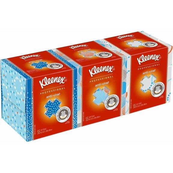 21286 Boutique Anti-Viral Tissue, 3-Ply, Pop-Up Box, 55/Box, 3 Boxes/Pack