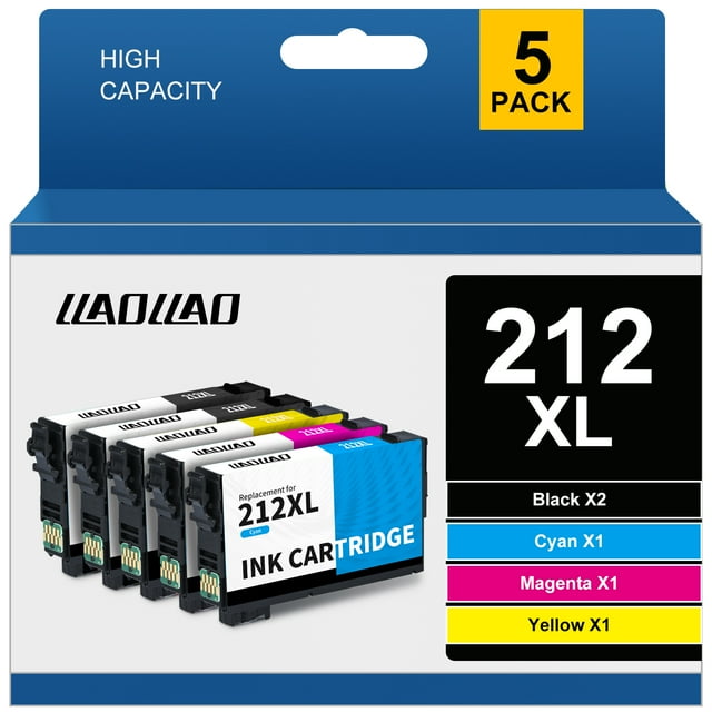 212XL 212 XL Ink Cartridge for Epson 212 Ink for Epson Workforce WF
