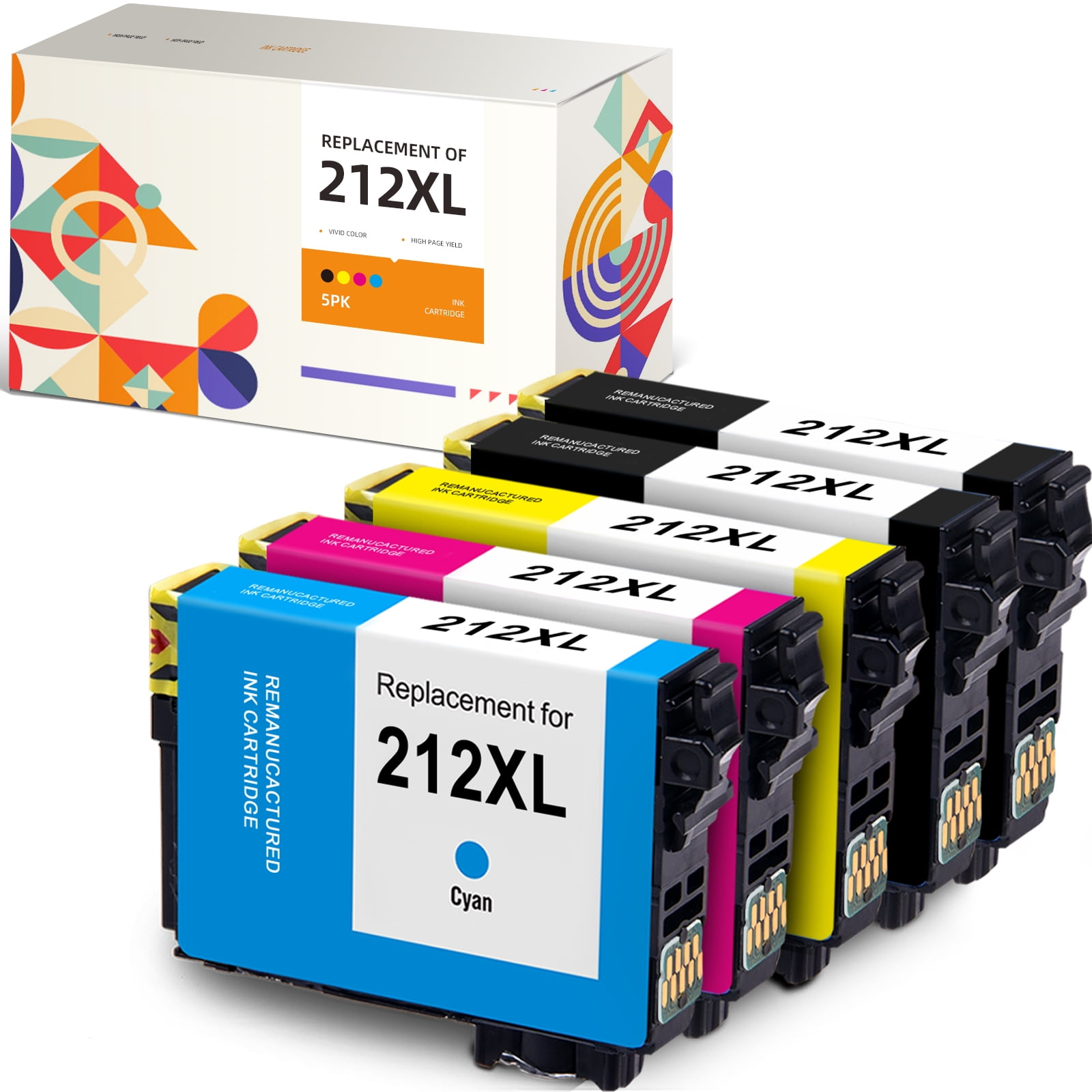 212XL 212 XL ink cartridge For Epson Workforce WF2830 WF2850