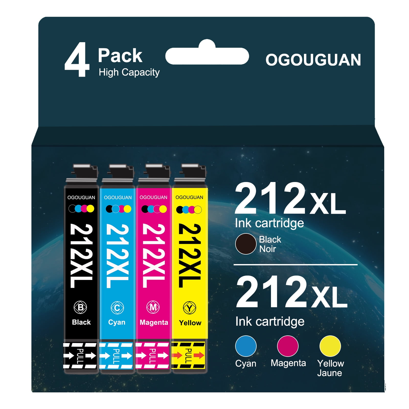 212XL Compatible Ink Cartridges Replacement for Epson 212XL 212 Ink