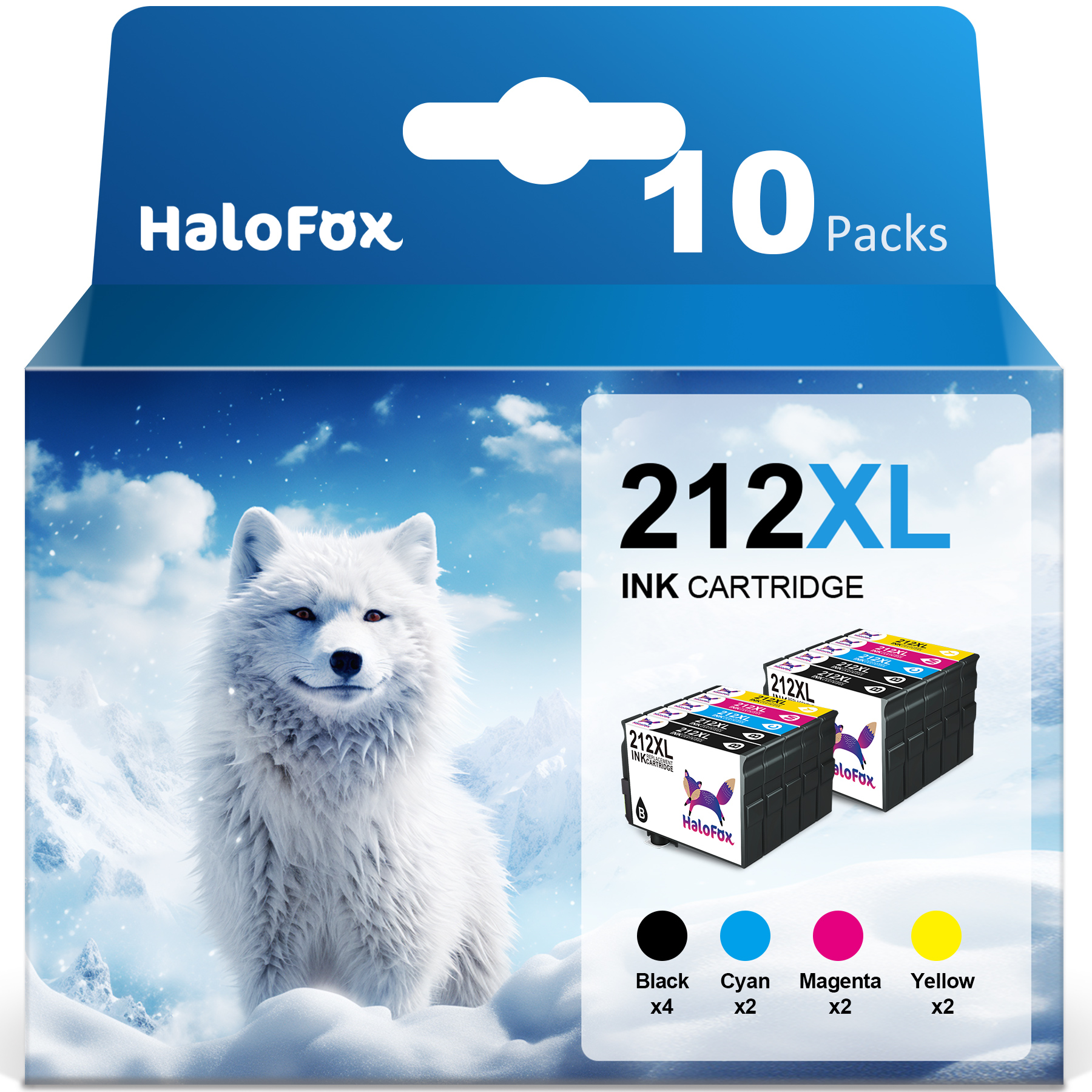 212XL 212XL Ink Cartridge 212 XL Ink Cartridges Replacement for Epson 212XL 212 Ink Cartridge