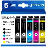 212XL Ink Cartridge for Epson 212 Ink for Epson 212 212xl t212 ink cartridges Compatible for Epson Expression Home XP-4100 XP-4105 5-Pack