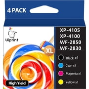 Ink Cartridge Replacement for Epson XP-4105 XP-4100 WF-2850 WF-2830 Printer Ink Cartridger 4 Pack, Black, Cyan, Magenta, Yellow
