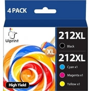 212XL Ink Cartridge for Epson 212XL Ink Cartridges for Epson XP-4105 XP-4100 WF-2850 WF-2830 Printer(4 Pack, Black, Cyan, Magenta, Yellow)