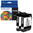 thumbnail image 1 of 212XL Ink Cartridge for Epson 212XL T212 T212XL for Epson Expression Home XP-4100 XP-4105 WorkForce WF-2850 WF-2830 (2 Black), 1 of 1