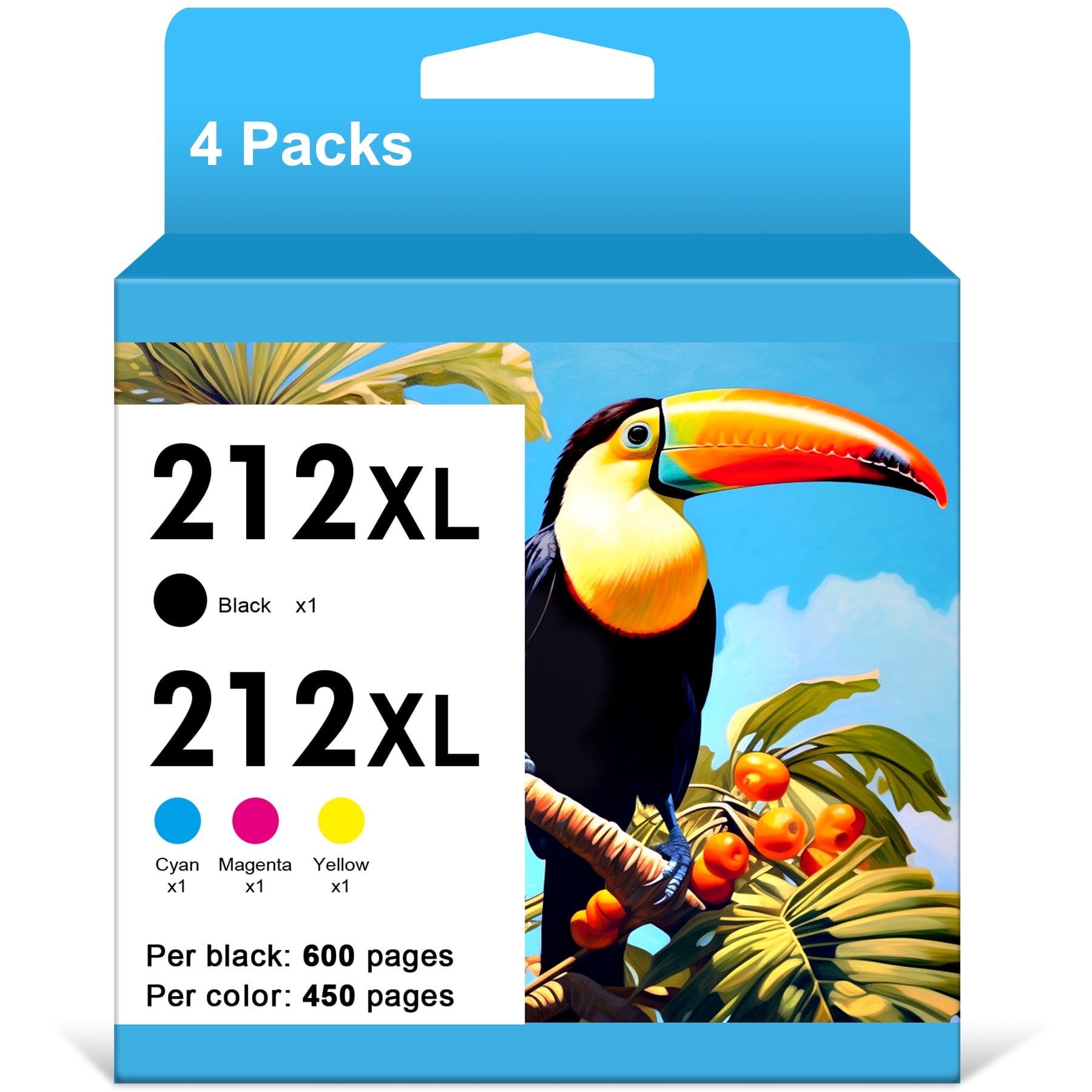 212XL Ink Cartridges for Epson 212 Ink Compatible for Epson Workforce