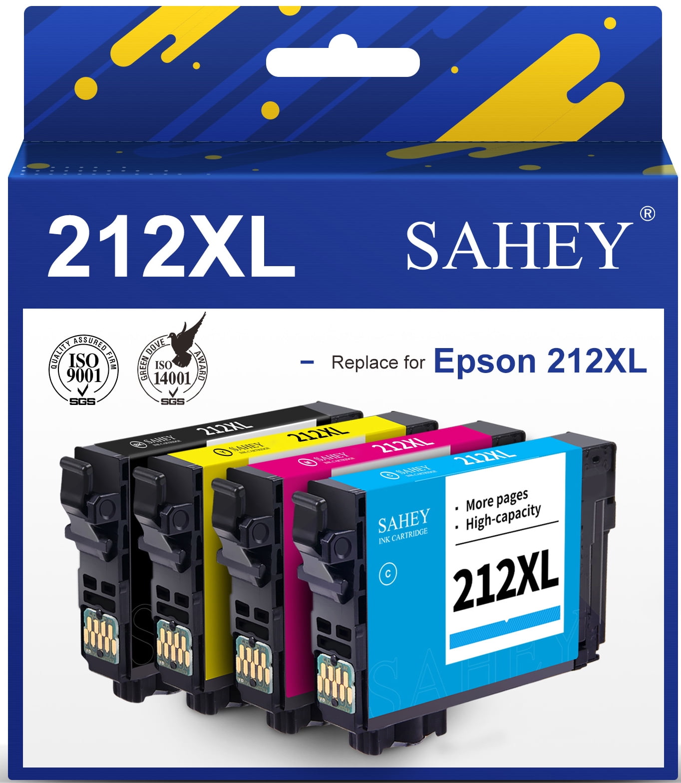 212XL Ink Remanufactured Ink Cartridges Replacement for Epson 212XL for